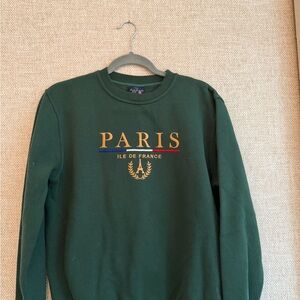 Aris Forest Green Crewneck Sweater